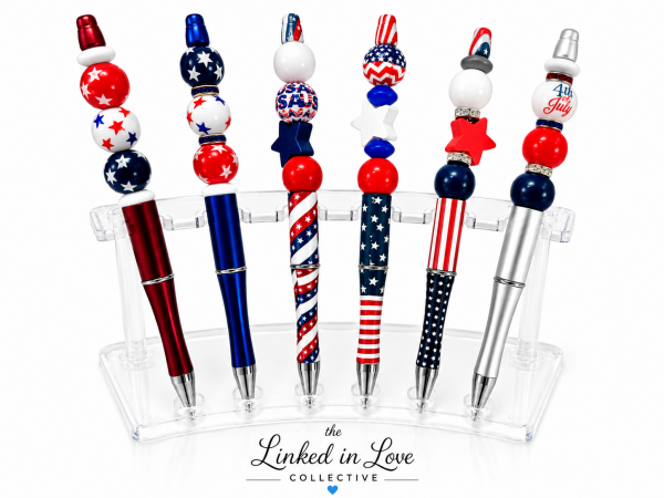 Patriot Beaded Ink Pens