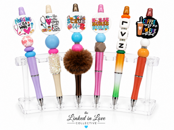 Medical Theme Beaded Ink Pens